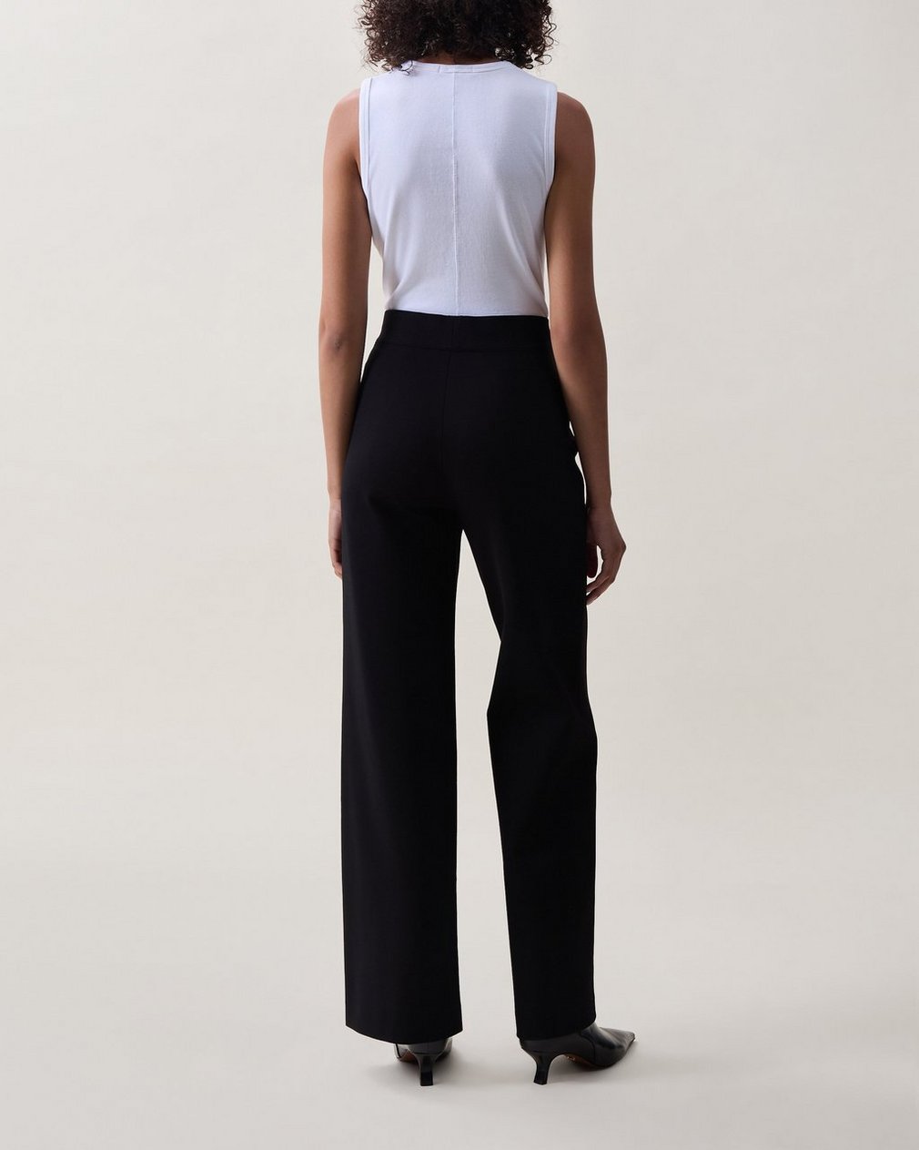 Iris Wide-Leg Pants Black - Image 2