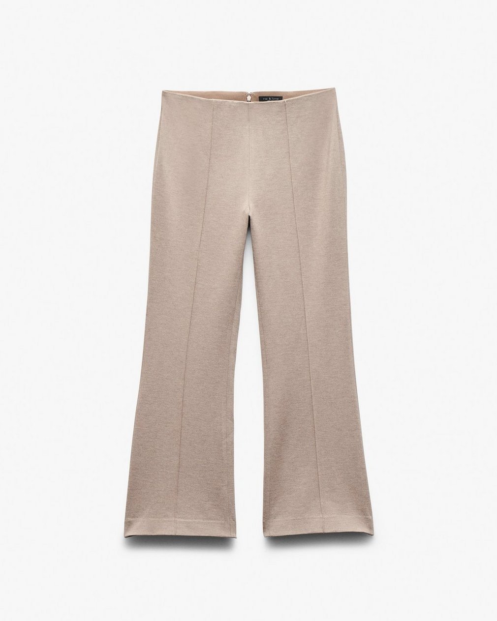 Irina Kick Flare Pants Heather Oatmeal - Image 2