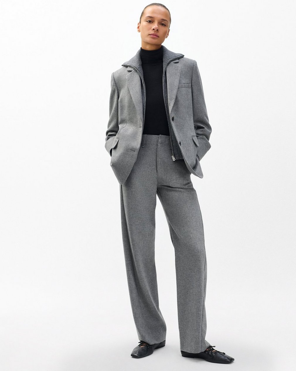 Shea Tailored Pants Grey
