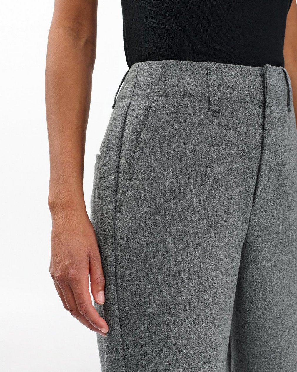 Shea Tailored Pants Grey - Image 5