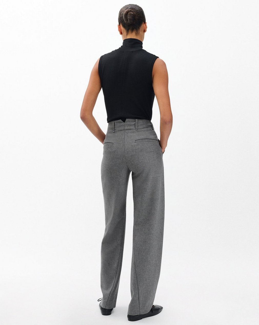 Shea Tailored Pants Grey - Image 6