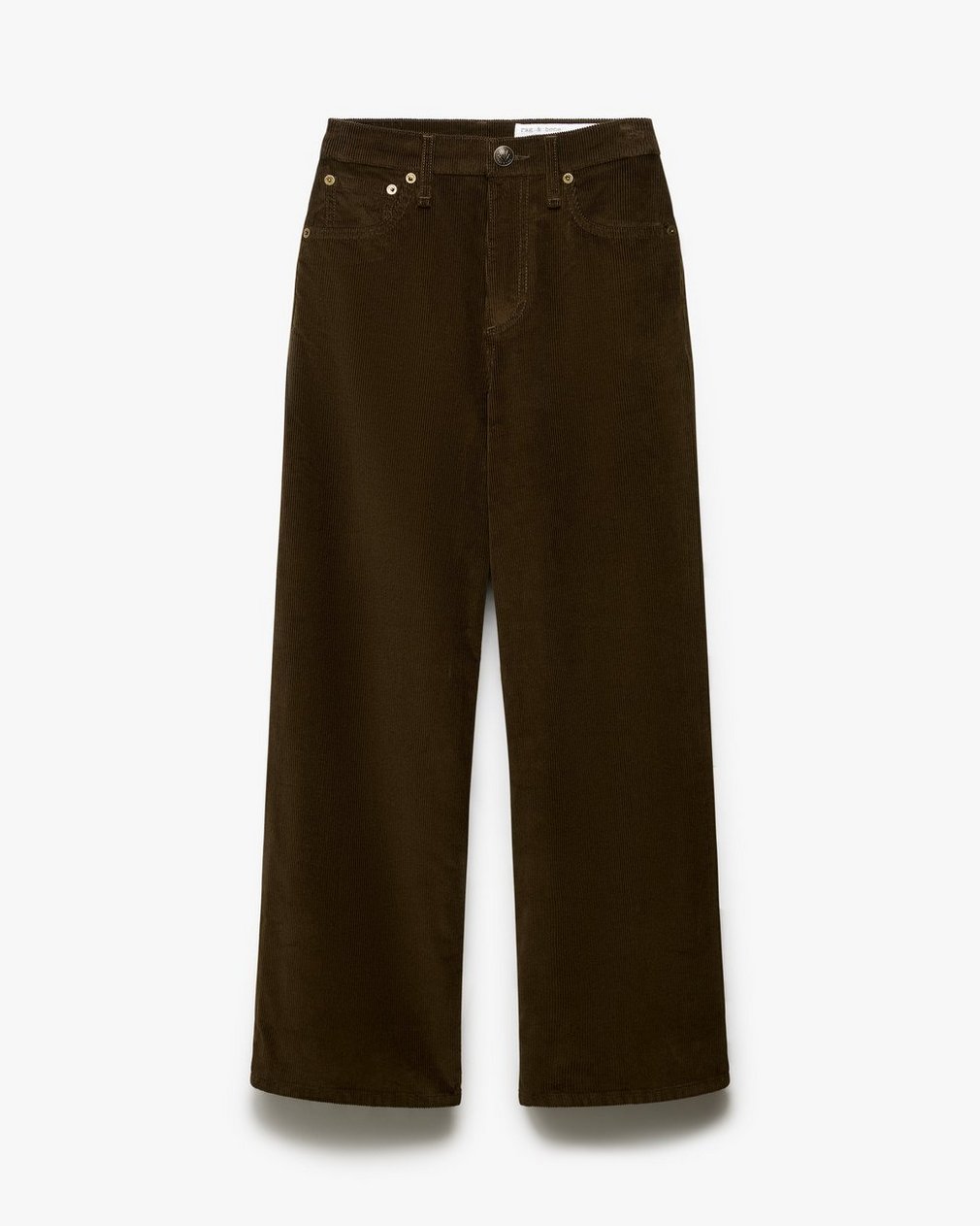 Andi Ankle Wide-Leg Corduroy Pants Balsam - Image 2