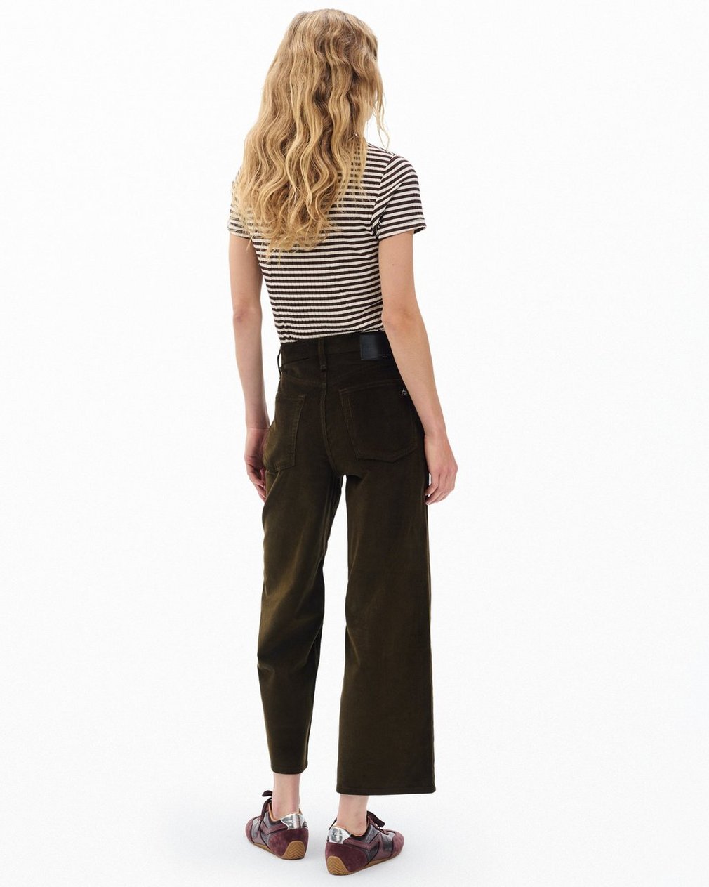 Andi Ankle Wide-Leg Corduroy Pants Balsam - Image 6