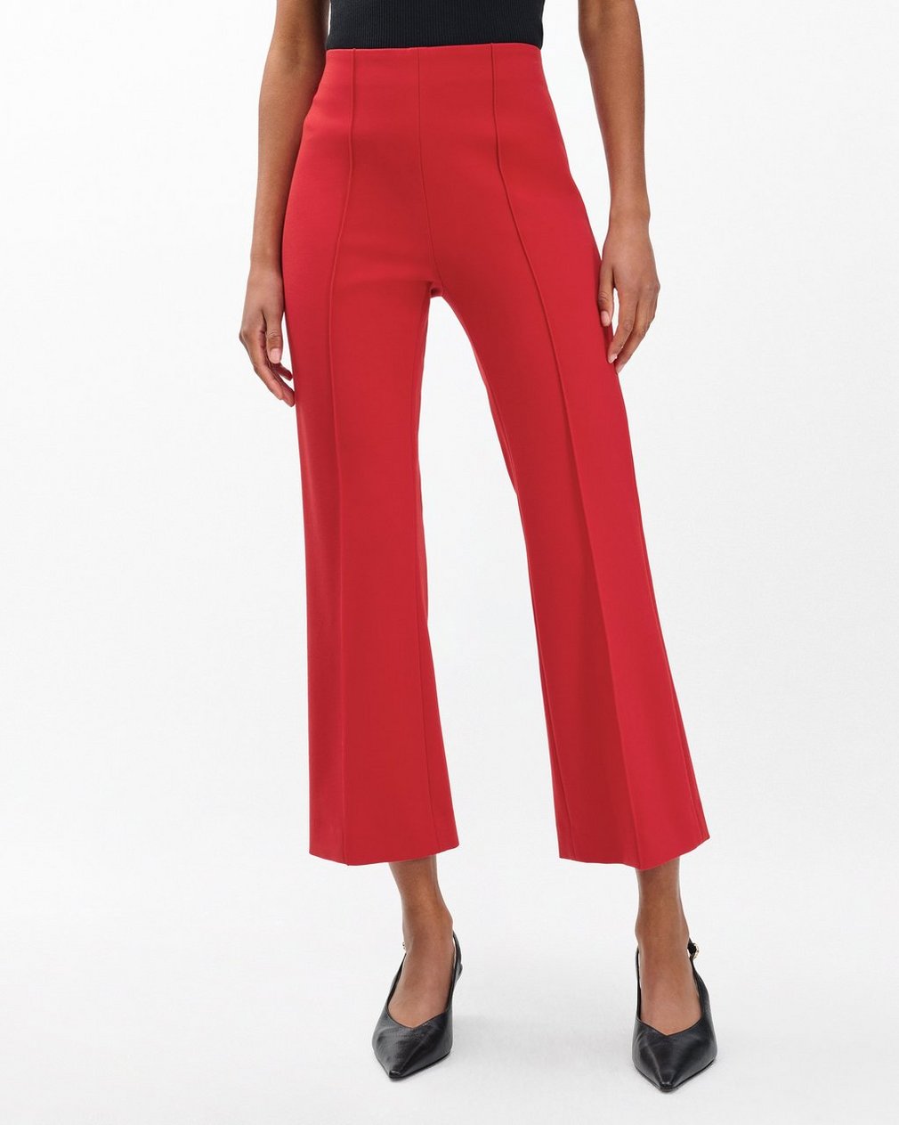 Irina Kick Flare Pants Dark Cherry - Image 4