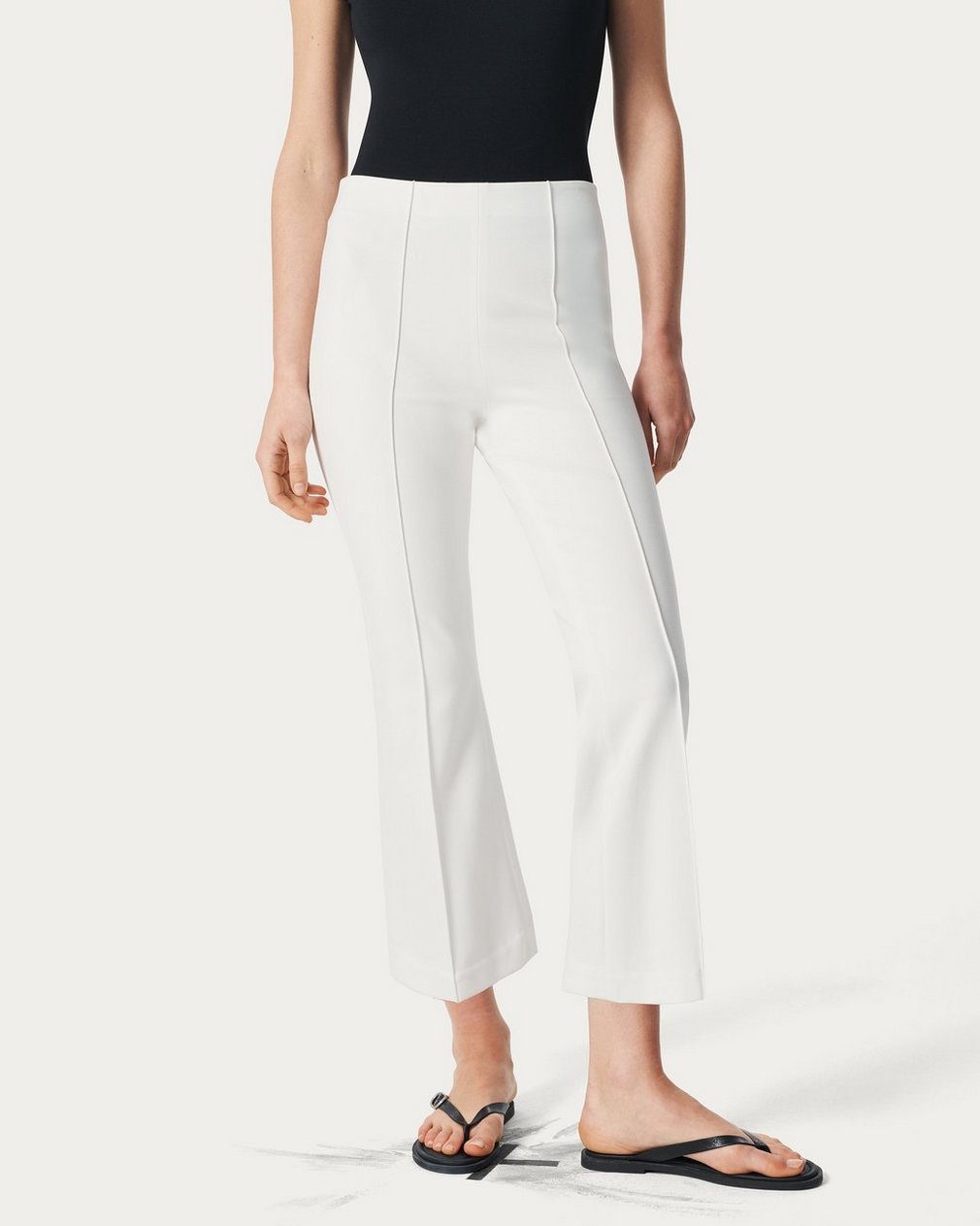 Irina Kick Flare Pants White - Image 3