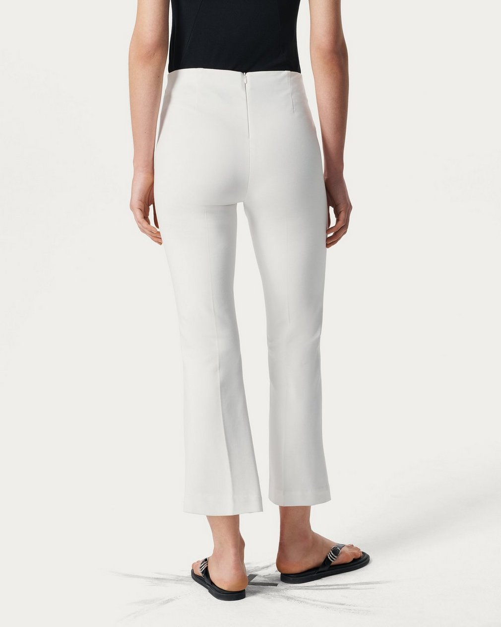 Irina Kick Flare Pants White - Image 6