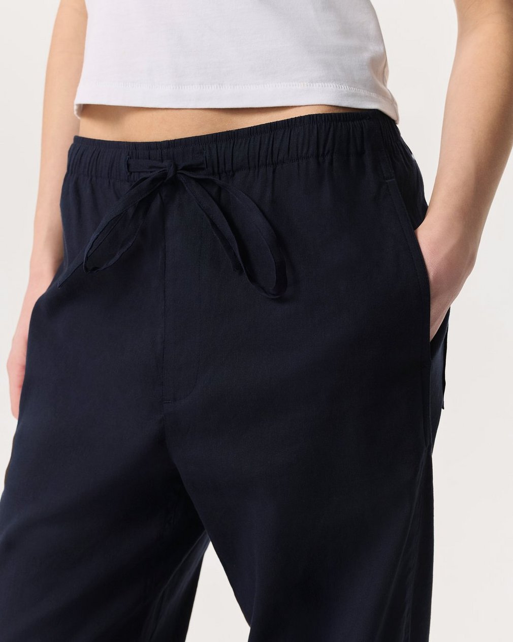 Logan Linen-Blend Beach Pants Salute - Image 4