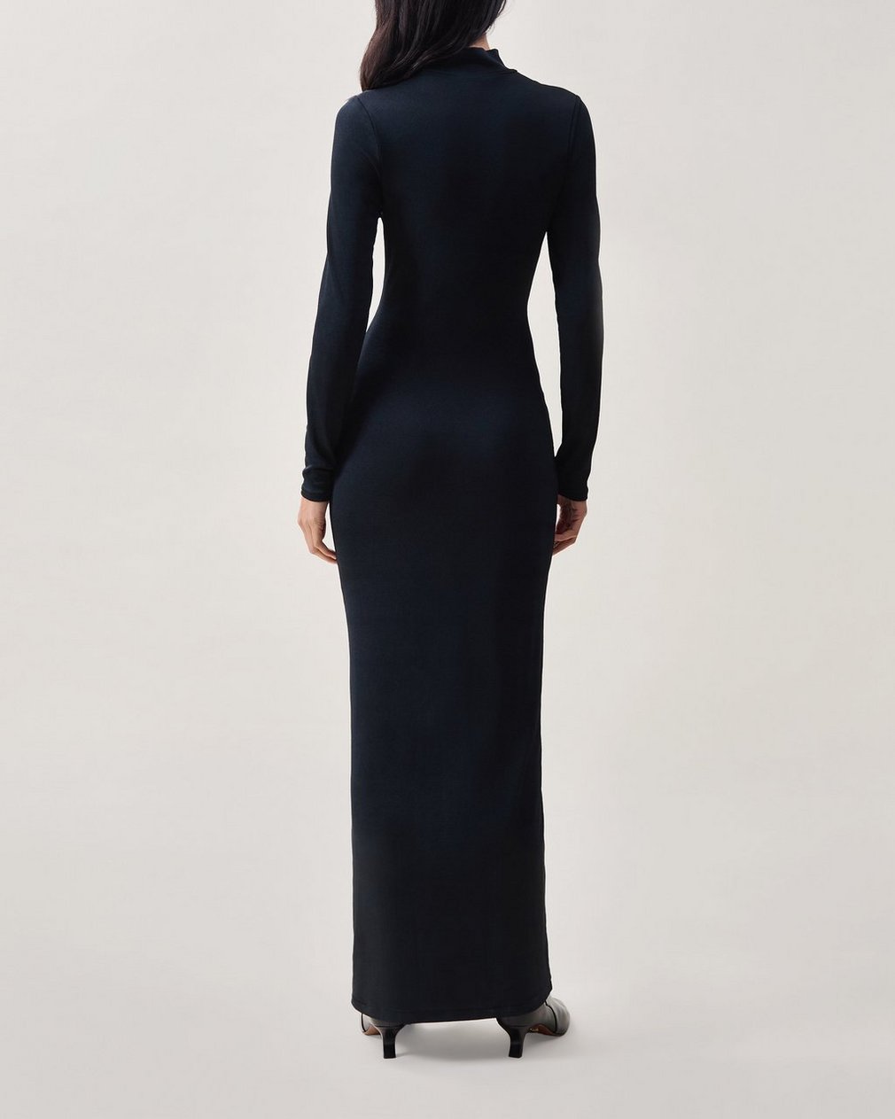Agnes Turtleneck Dress Black - Image 2