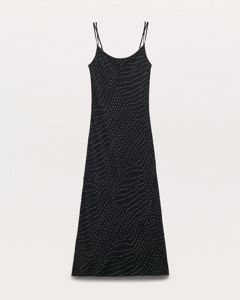 Alessia Printed Slip Dress Black Print - Image 2