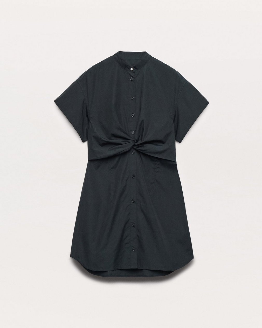 Gretchen Mini Shirt Dress Black - Image 2