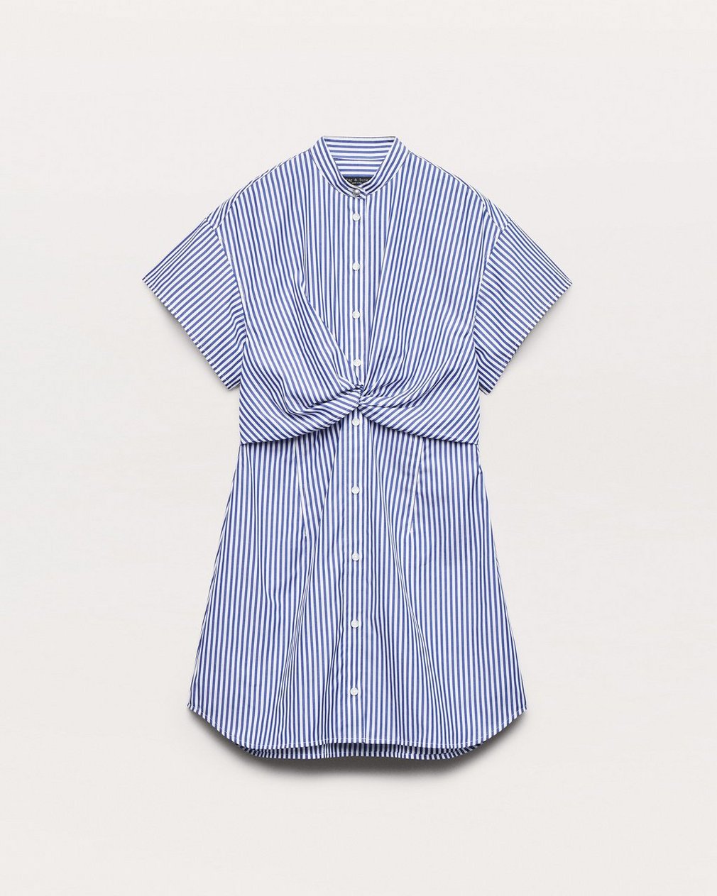 Gretchen Striped Shirt Dress Navy Stripe - Image 2