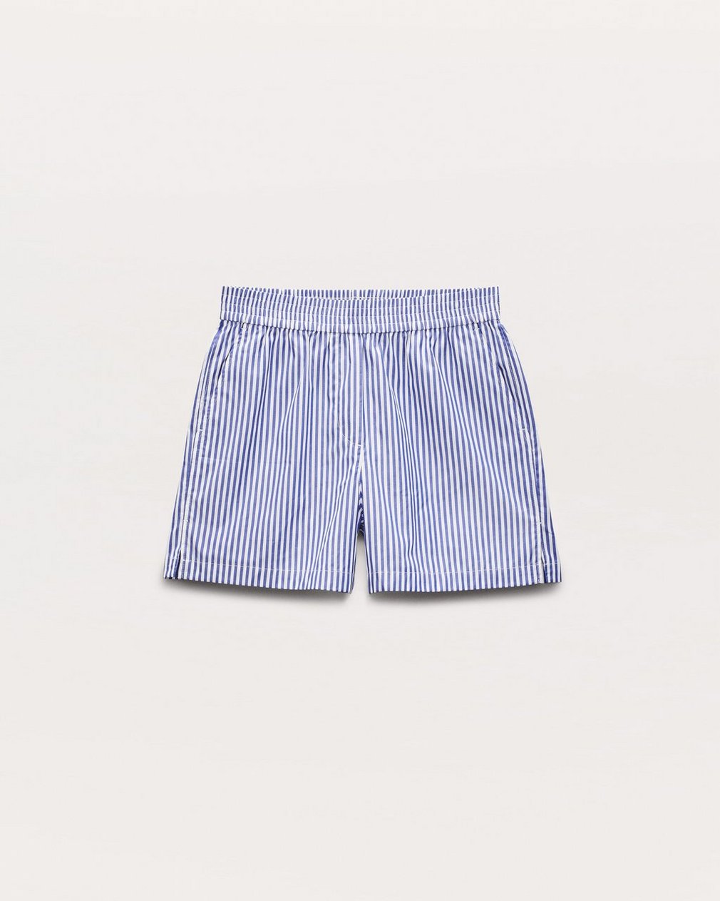 Emma Striped Shorts Navy Stripe - Image 2