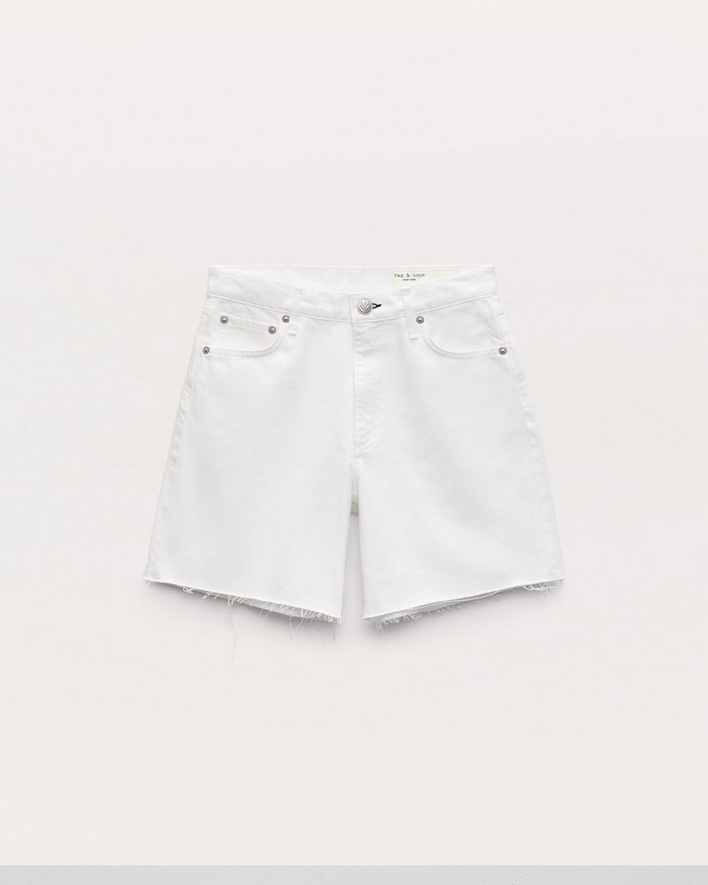 Kaia Denim Shorts White - Image 2
