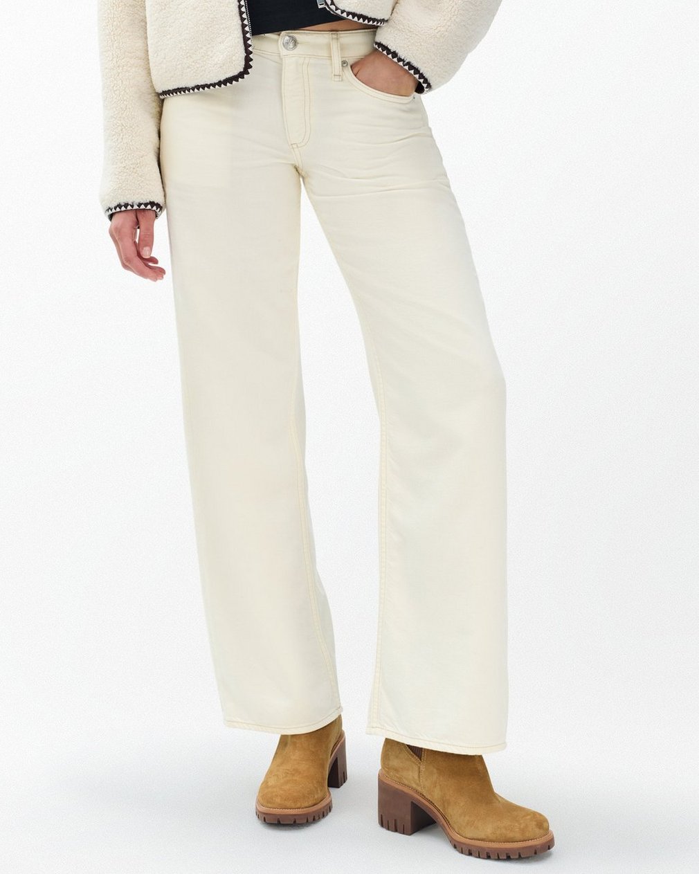 Corey Heeled Suede Chelsea Boots Caramel Suede - Image 2