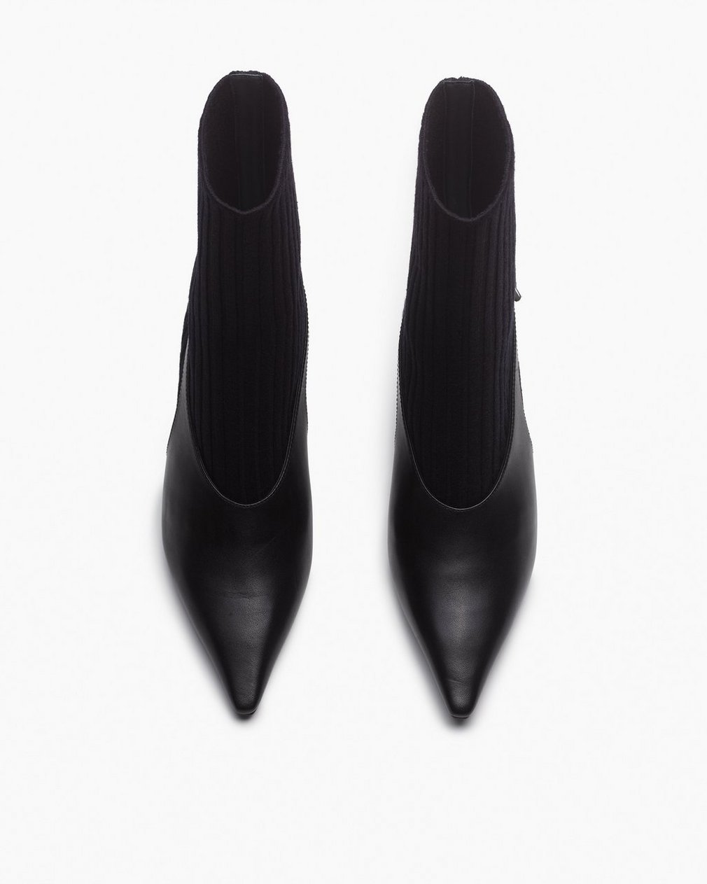 Mercer Sock Slingback Boots Black - Image 5
