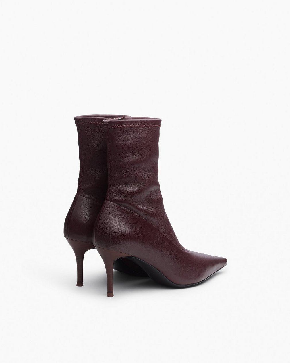 Mercer Leather Ankle Boots Bordeaux - Image 4