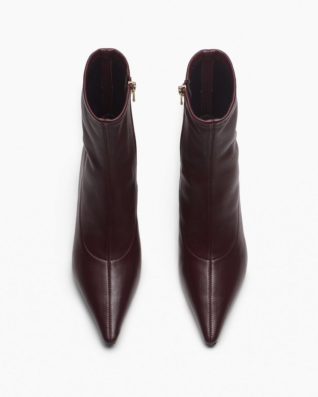 Mercer Leather Ankle Boots Bordeaux - Image 5