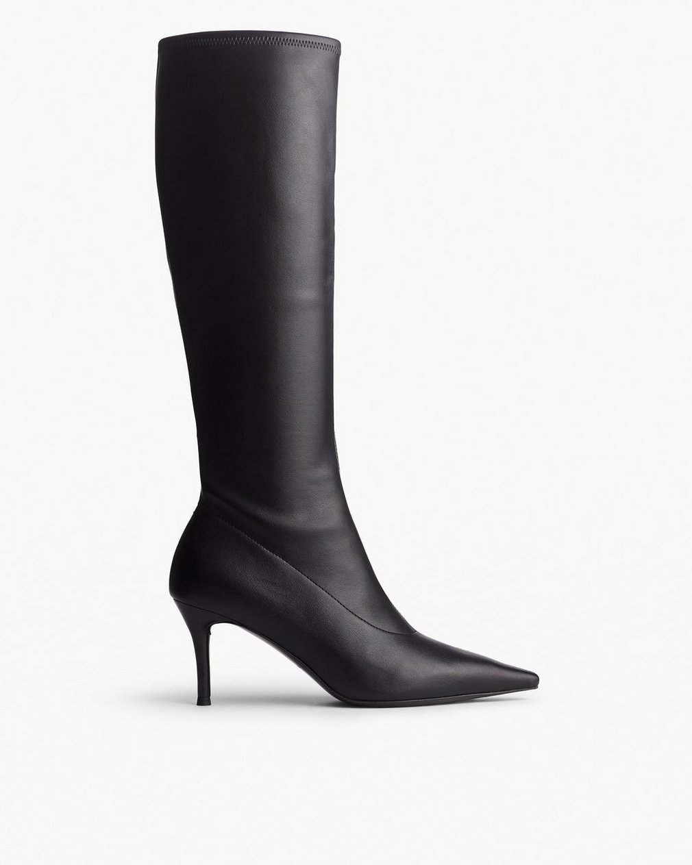 Mercer Leather Knee-High Boots Black
