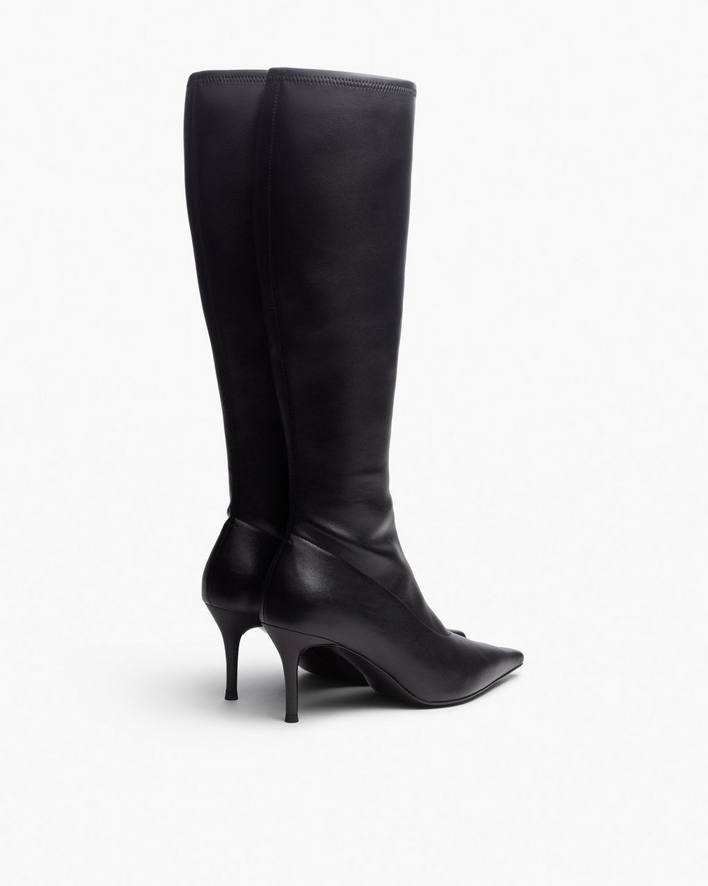 Mercer Leather Knee-High Boots Black - Image 4