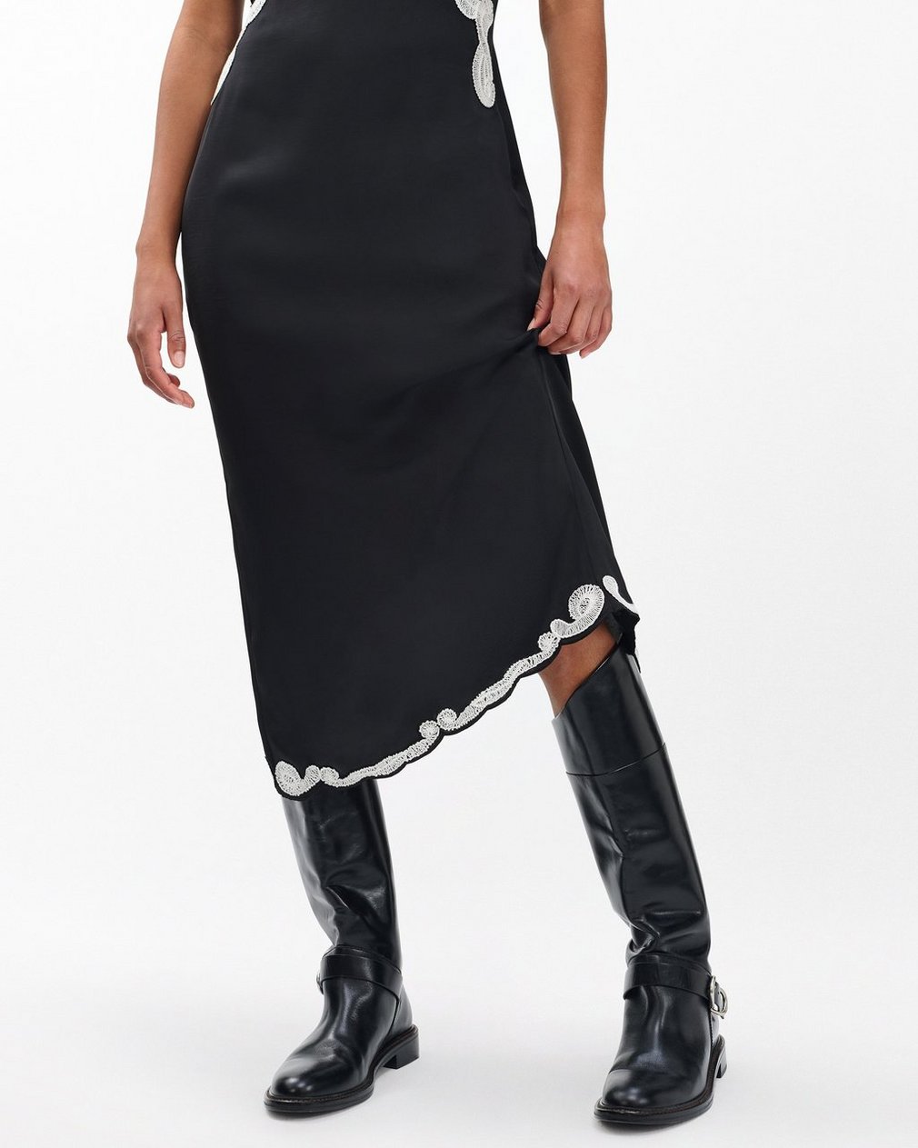 Hayden Leather Riding Boots Black - Image 2