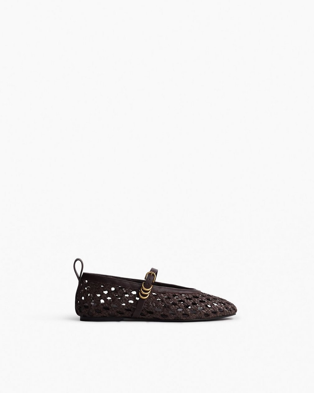 Spire Woven Faux Leather Mary Janes Dark Epresso Woven