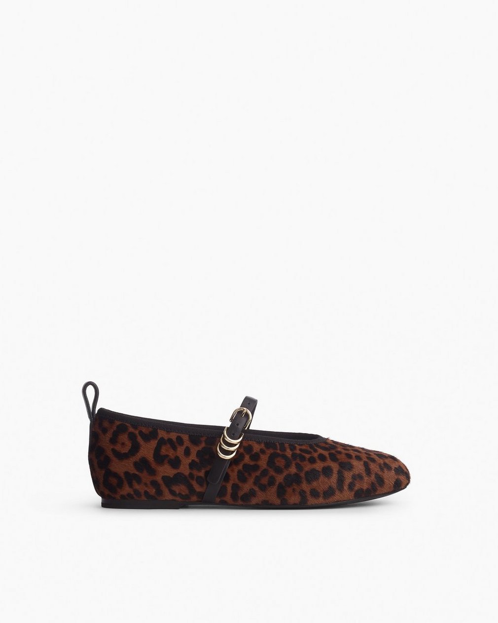 Spire Leopard Calf-Hair Mary Janes Leopard Hair Calf