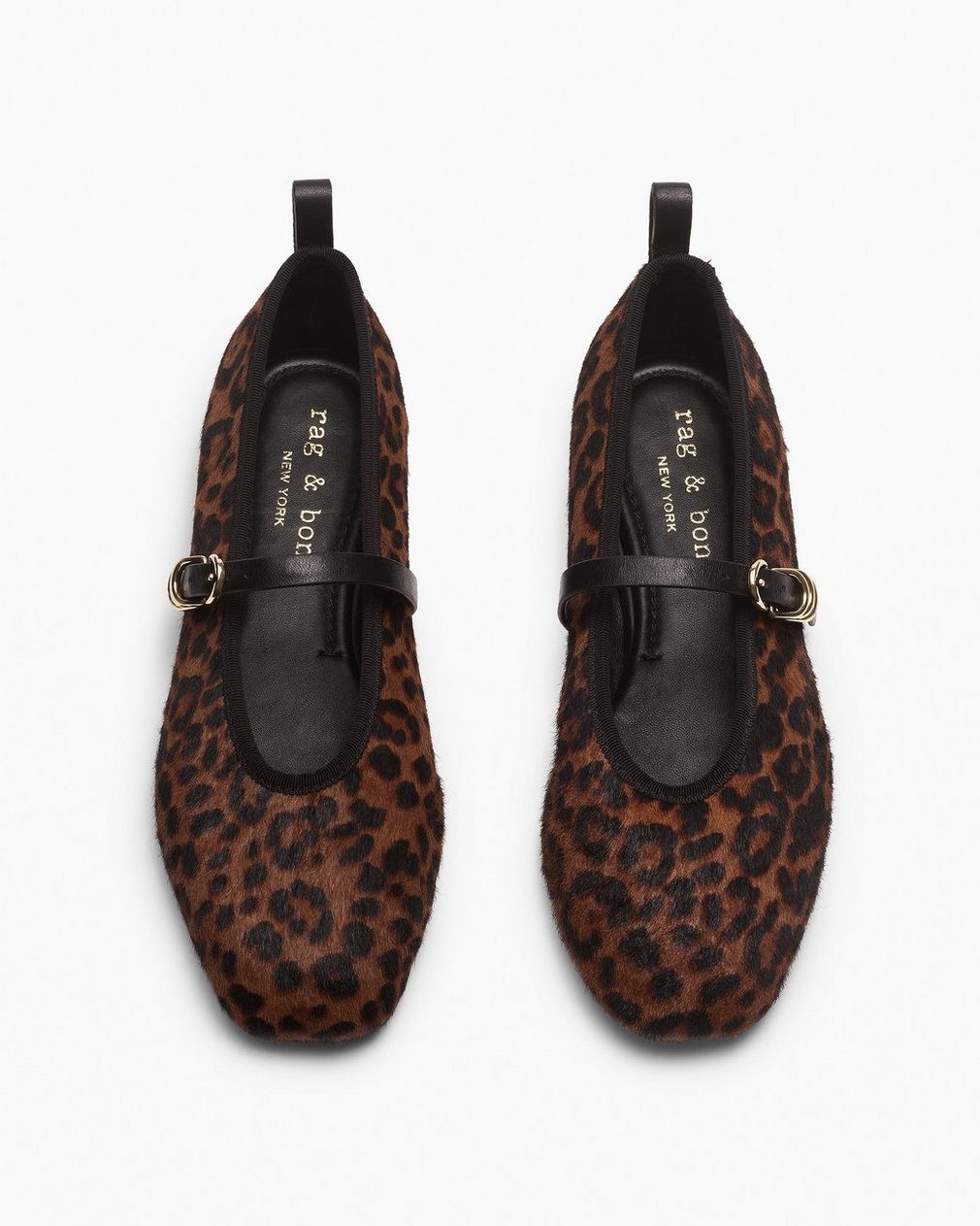Spire Leopard Calf-Hair Mary Janes Leopard Hair Calf - Image 5