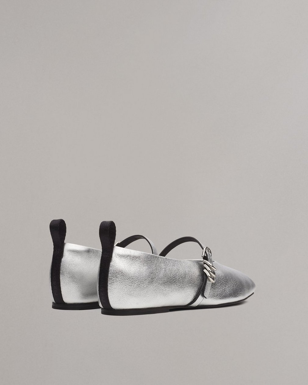 Spire Mary Jane Shoes Silver - Image 3