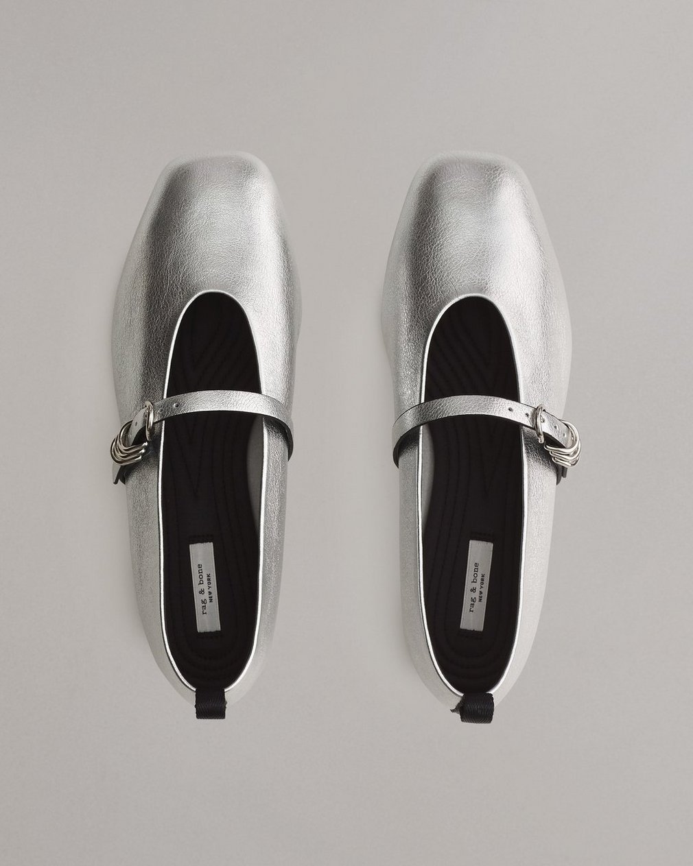Spire Mary Jane Shoes Silver - Image 4