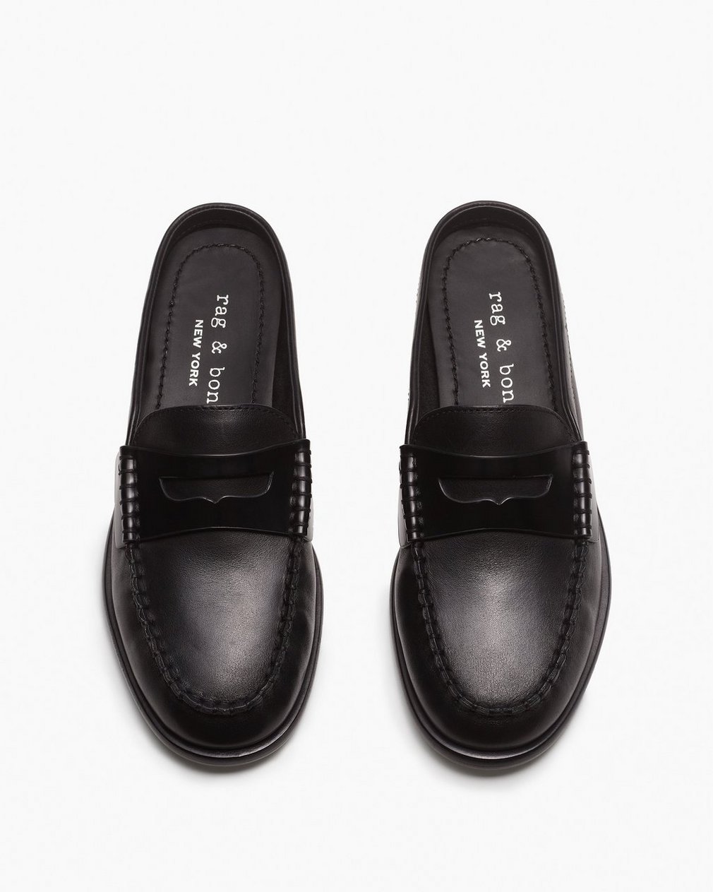Carter Leather Mules Black - Image 5