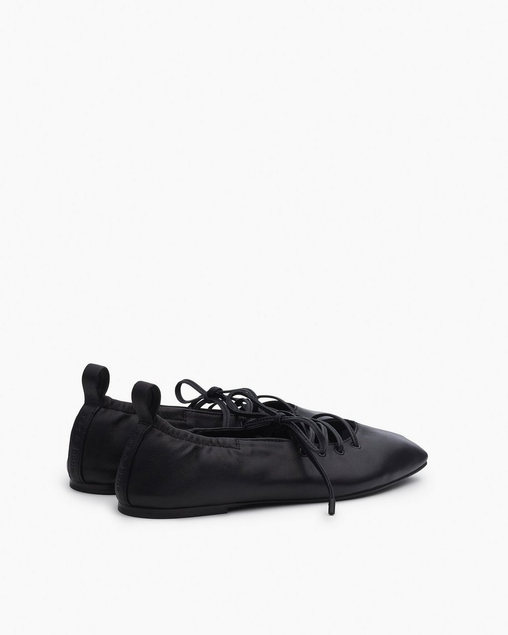 Sophia Leather Ballet Flats Black - Image 4