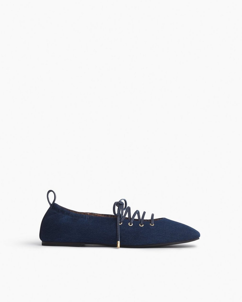 Sophia Denim Ballet Flats Indigo Denim