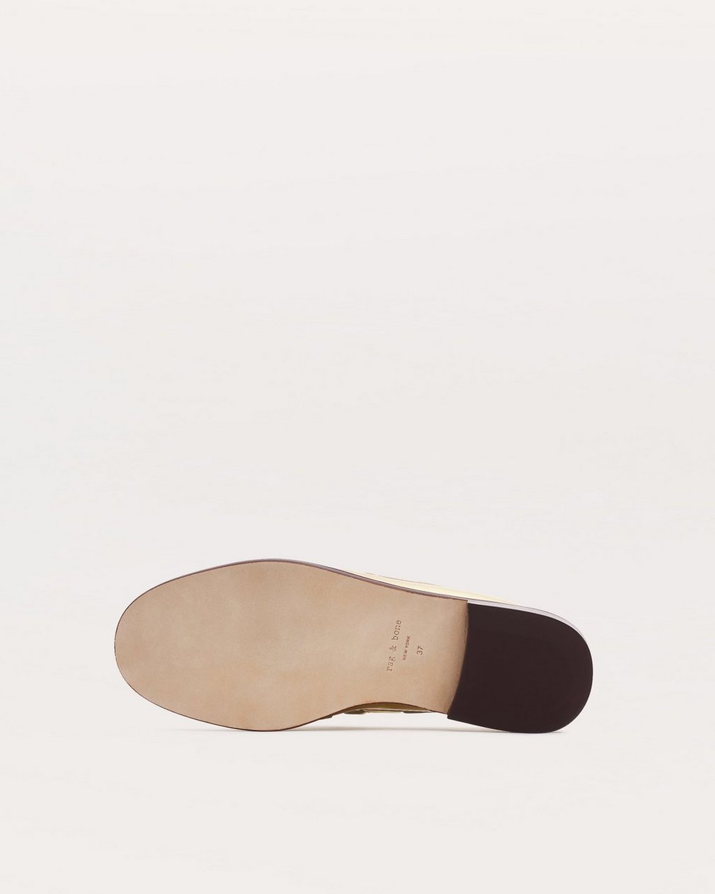 Carter Metallic Leather Boat Shoes Gold - Image 5