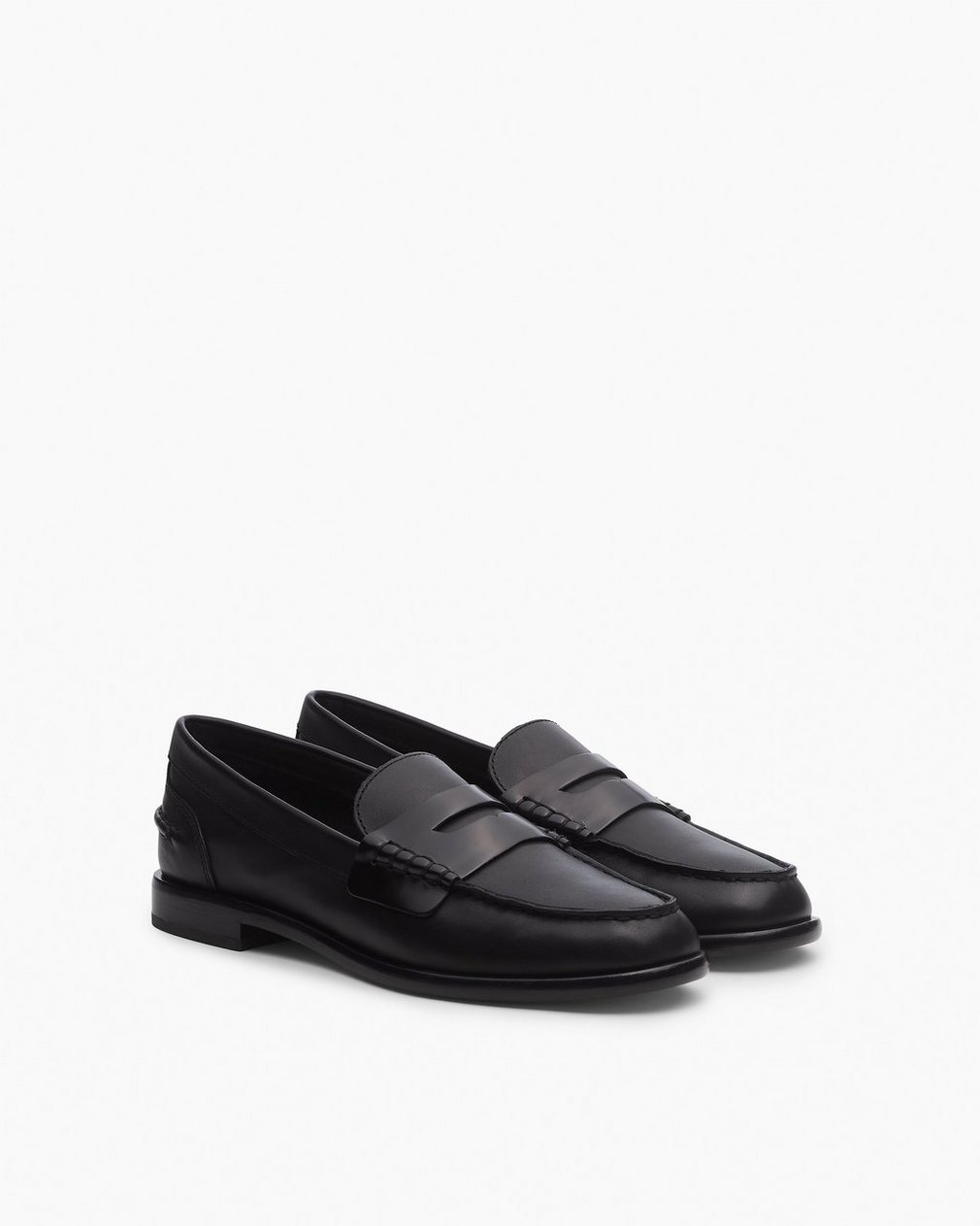 Carter Leather Loafers Black - Image 3