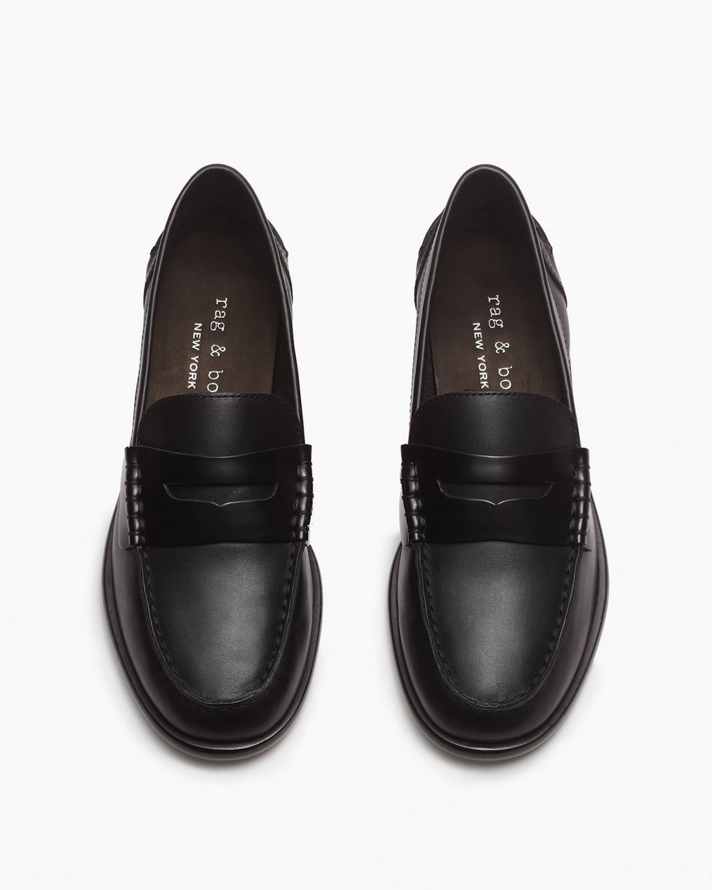 Carter Leather Loafers Black - Image 5