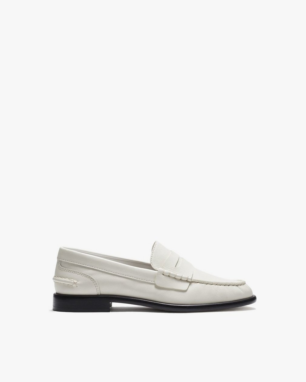 Carter Leather Loafers Antique White