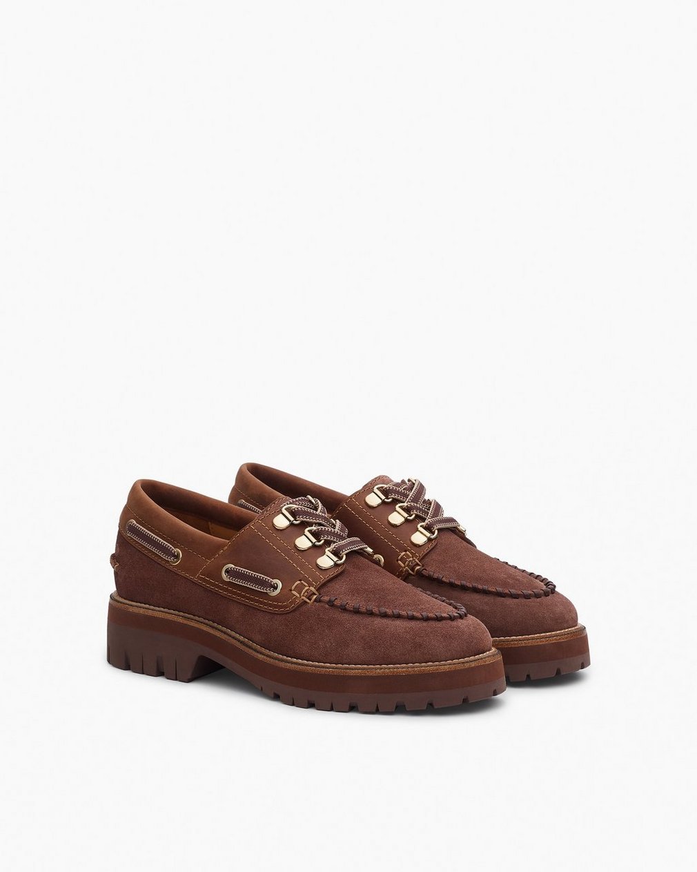 Cameron Suede Boat Shoes Mocha Suede - Image 4
