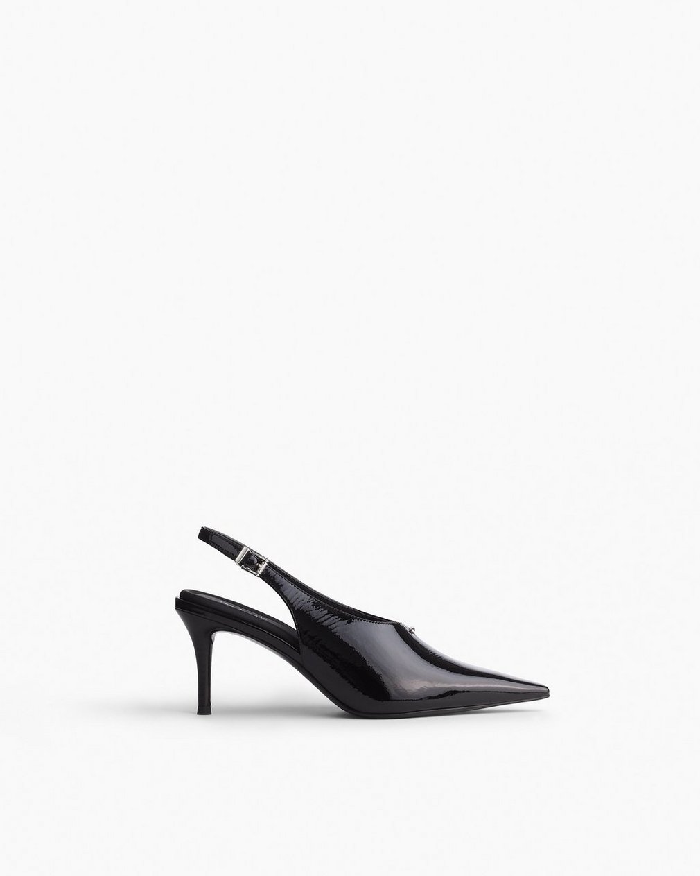 Mercer Leather Slingbacks Black