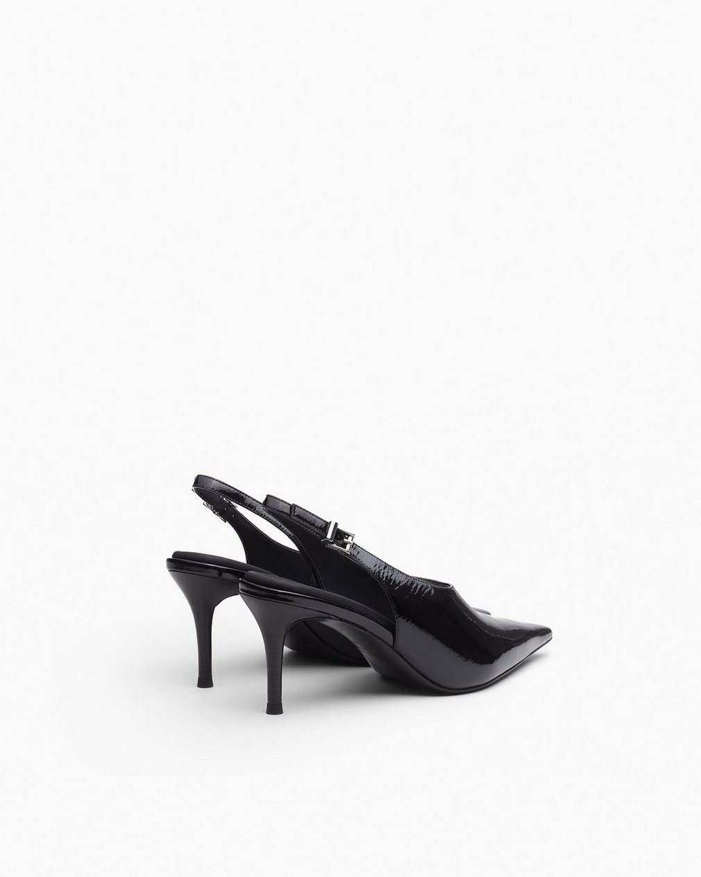 Mercer Leather Slingbacks Black - Image 4