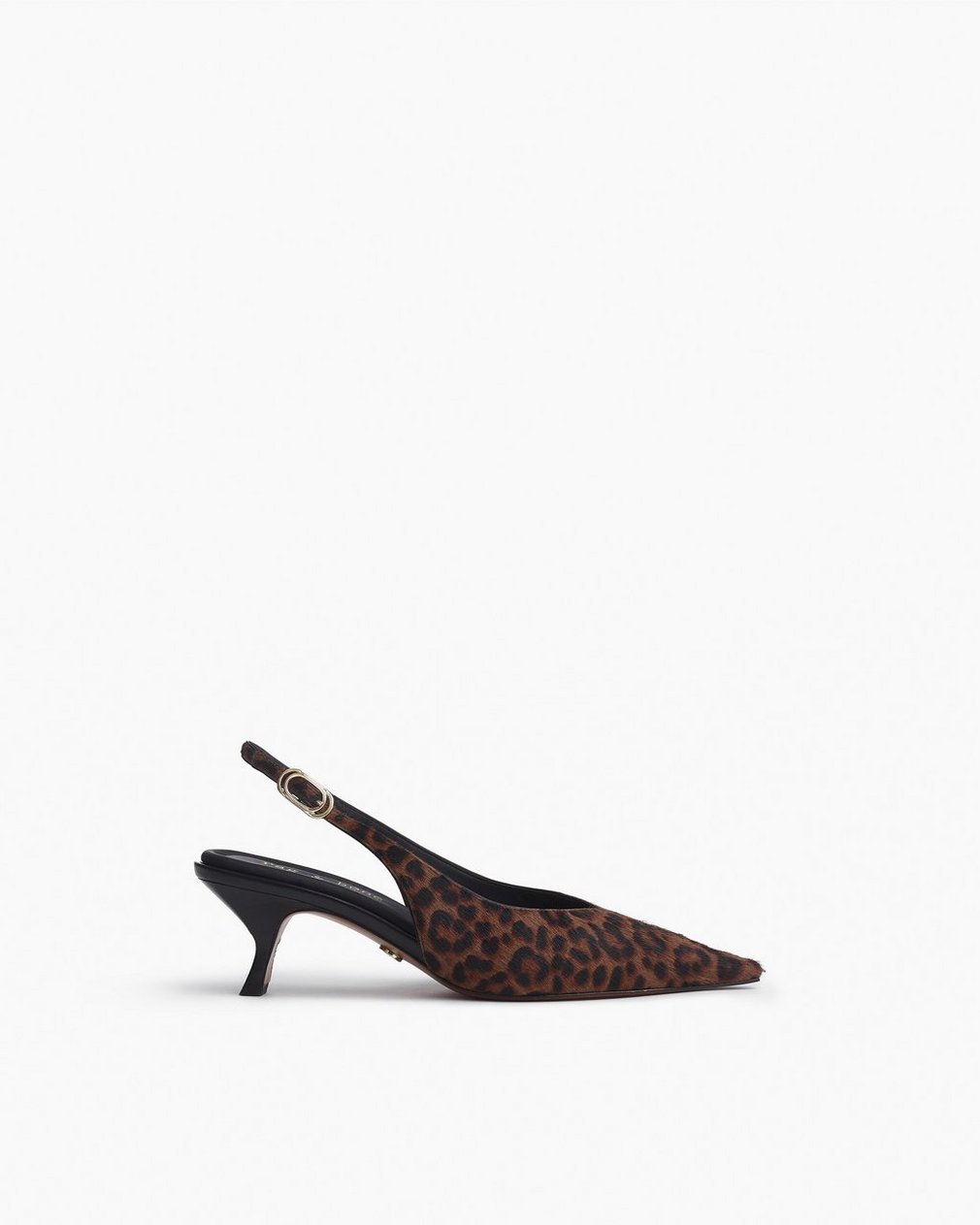 Madison Leopard Calf Hair Slingbacks Leopard Hair Calf
