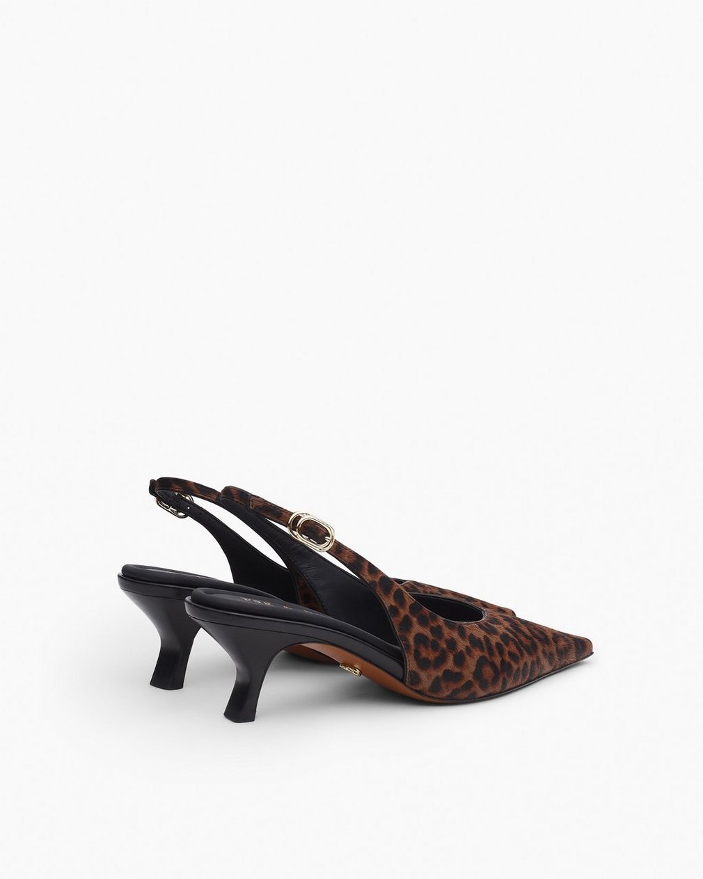 Madison Leopard Calf Hair Slingbacks Leopard Hair Calf - Image 4