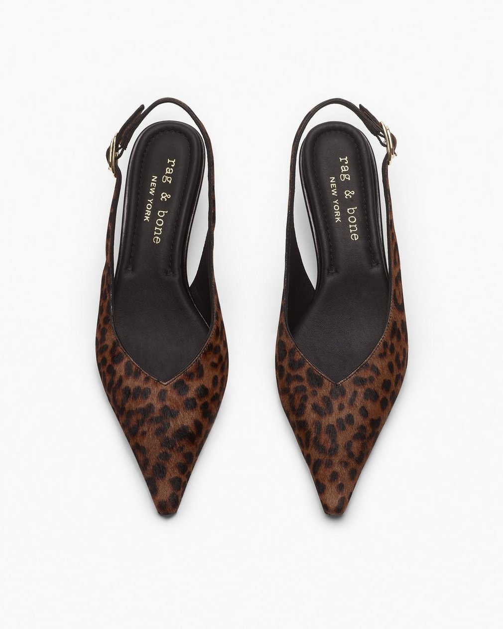 Madison Leopard Calf Hair Slingbacks Leopard Hair Calf - Image 5