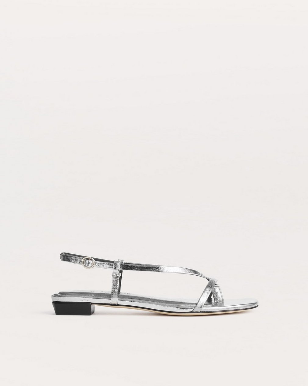 Giselle Strappy Sandals Silver
