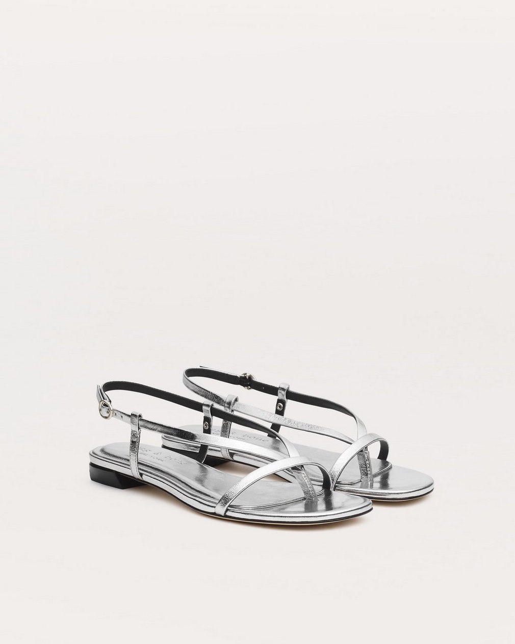 Giselle Strappy Sandals Silver - Image 3