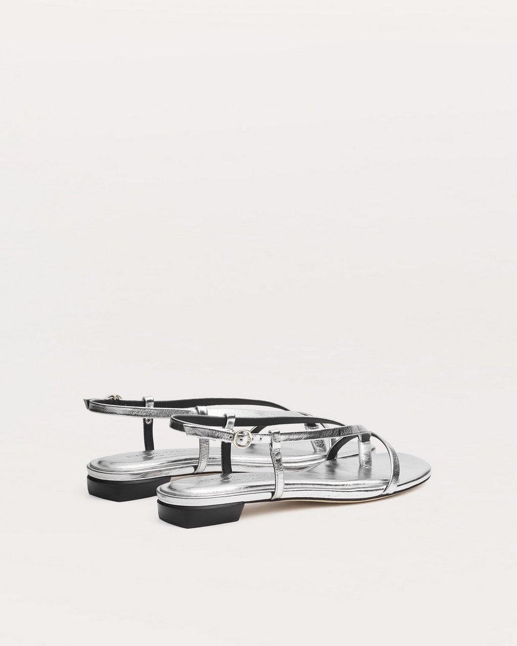Giselle Strappy Sandals Silver - Image 4