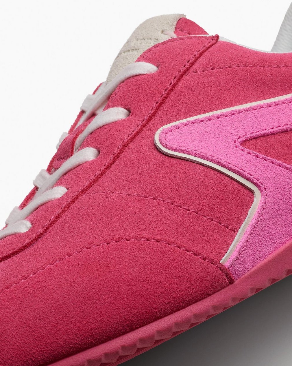 Ultra Slim Retro Runner Sneakers Hot Pink Suede - Image 6