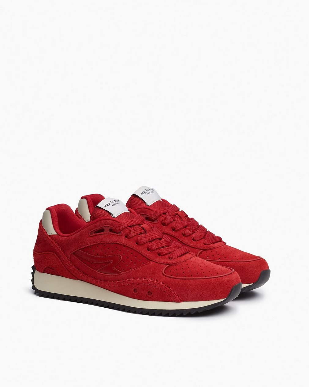 rb Drift Runner Sneakers Flame Red Suede - Image 3