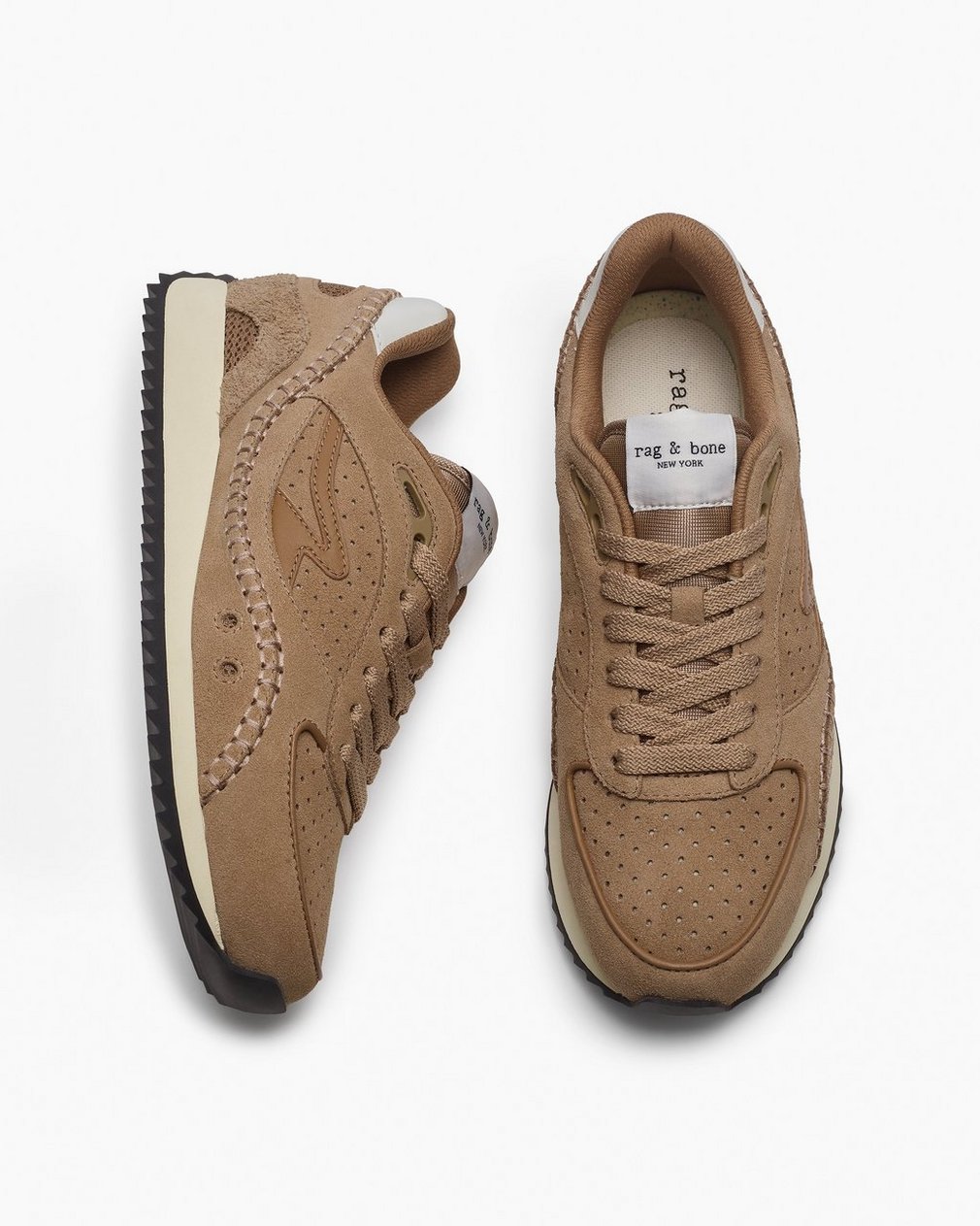 rb Drift Runner Sneakers Taupe Suede - Image 5