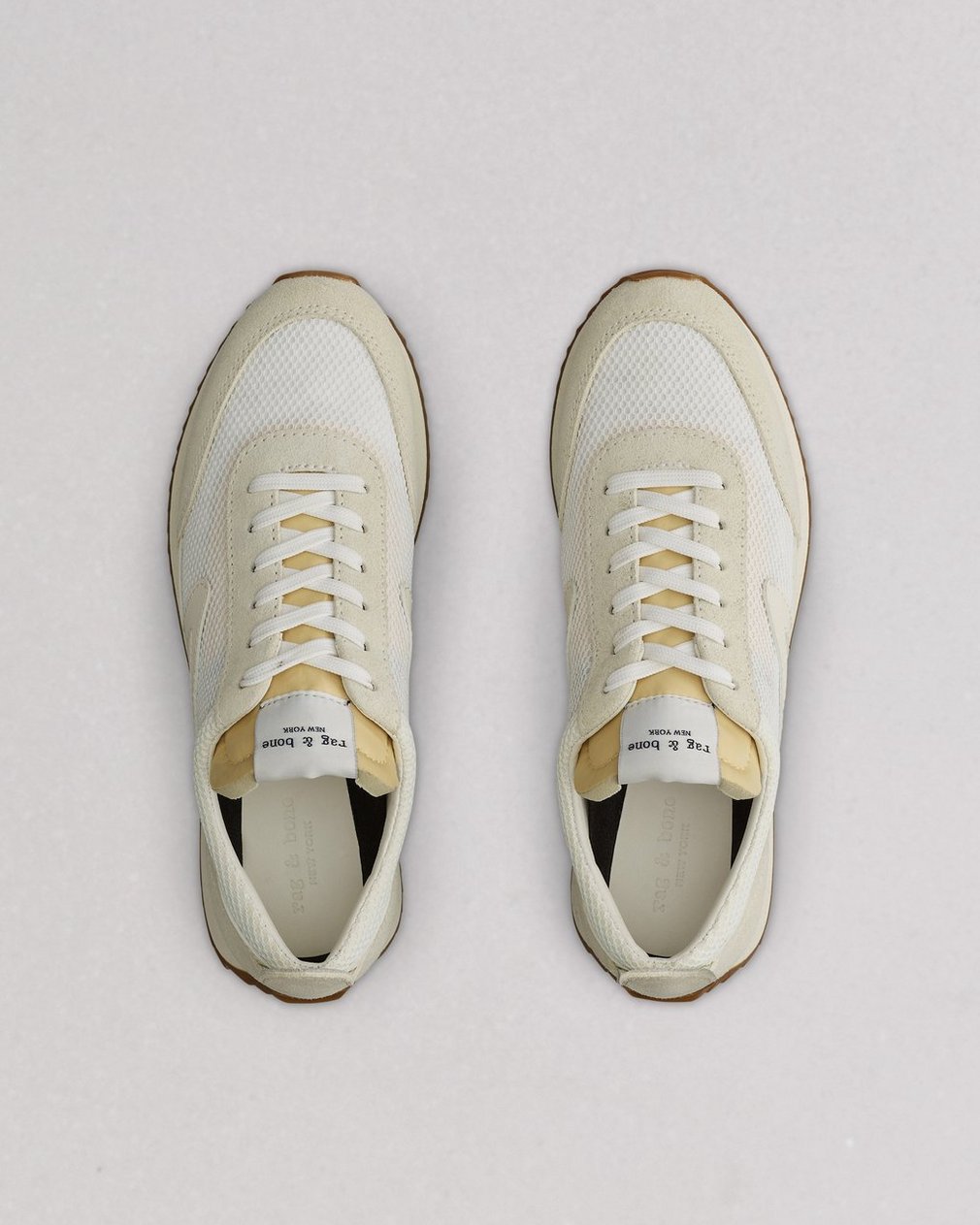 Off White Retro Runner: Mesh Sneaker - Image 4