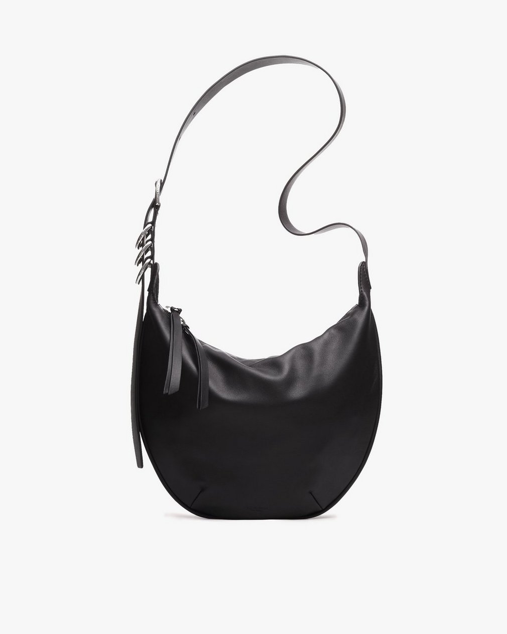 Mercer Medium Leather Hobo Bag Black